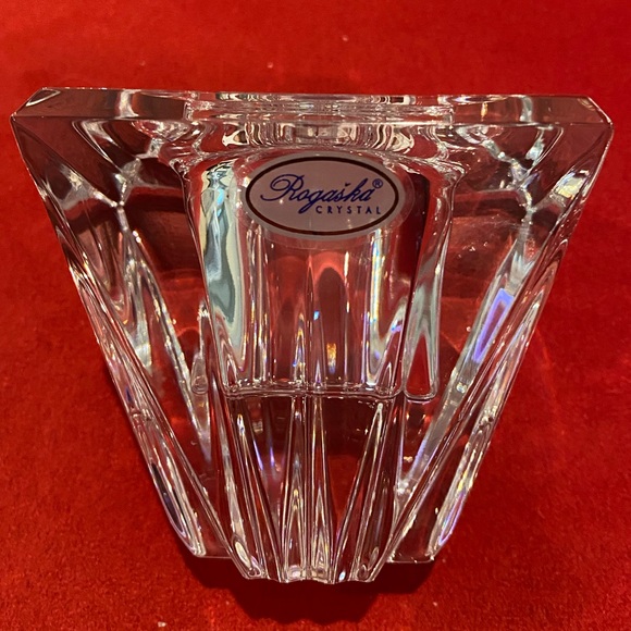 Rogaska Crystal multi-faceted votive holder - collection piece, never used - Picture 1 of 11